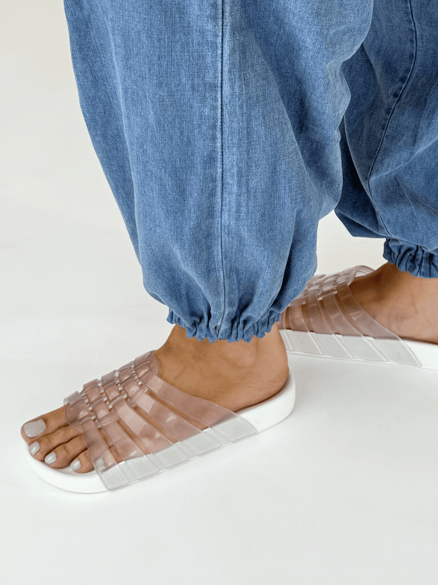 Light Gray כפכפי סלייד לנשים Possession MELISSA