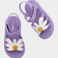 Lavender סנדלים לילדות Hip Bloom MELISSA