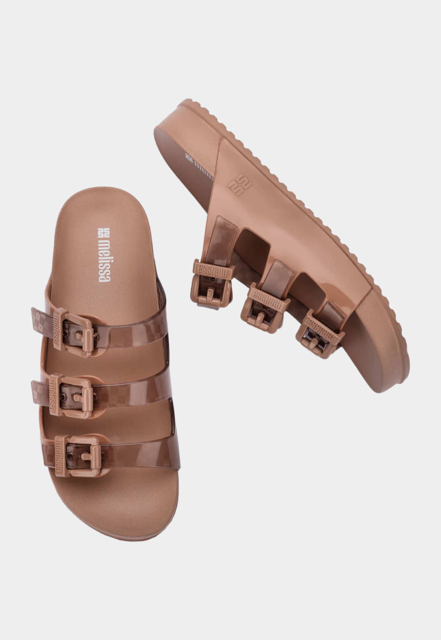 Lavender כפכפים לנשים Cozy Stripes MELISSA