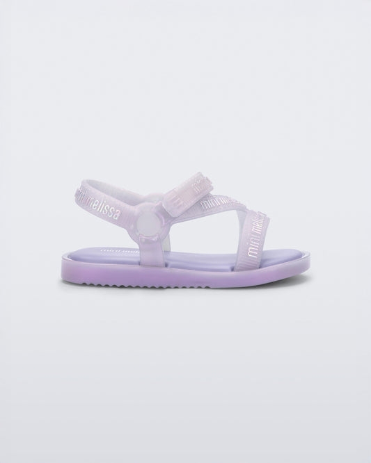 Lavender סנדלים לתינוקות ופעוטות Stripes M-Lover MELISSA