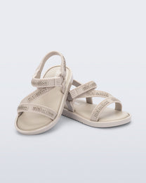 Lavender סנדלים לתינוקות ופעוטות Stripes M-Lover MELISSA