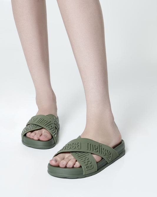 Lavender כפכפי סלייד לנשים Cozy Slide M-Lover MELISSA