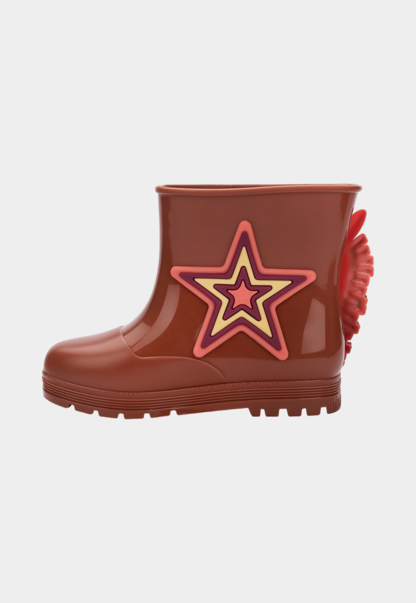 Saddle Brown מגפי גשם לתינוקות Welly Wonderland MELISSA