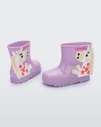 Light Gray מגפי גשם לתינוקות Welly Wonderland MELISSA