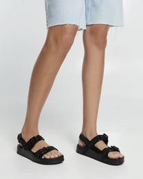 Light Gray סנדלים לנשים Cozy MELISSA