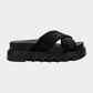 Black כפכפי פלטפורמה לנשים Cross M Lover MELISSA