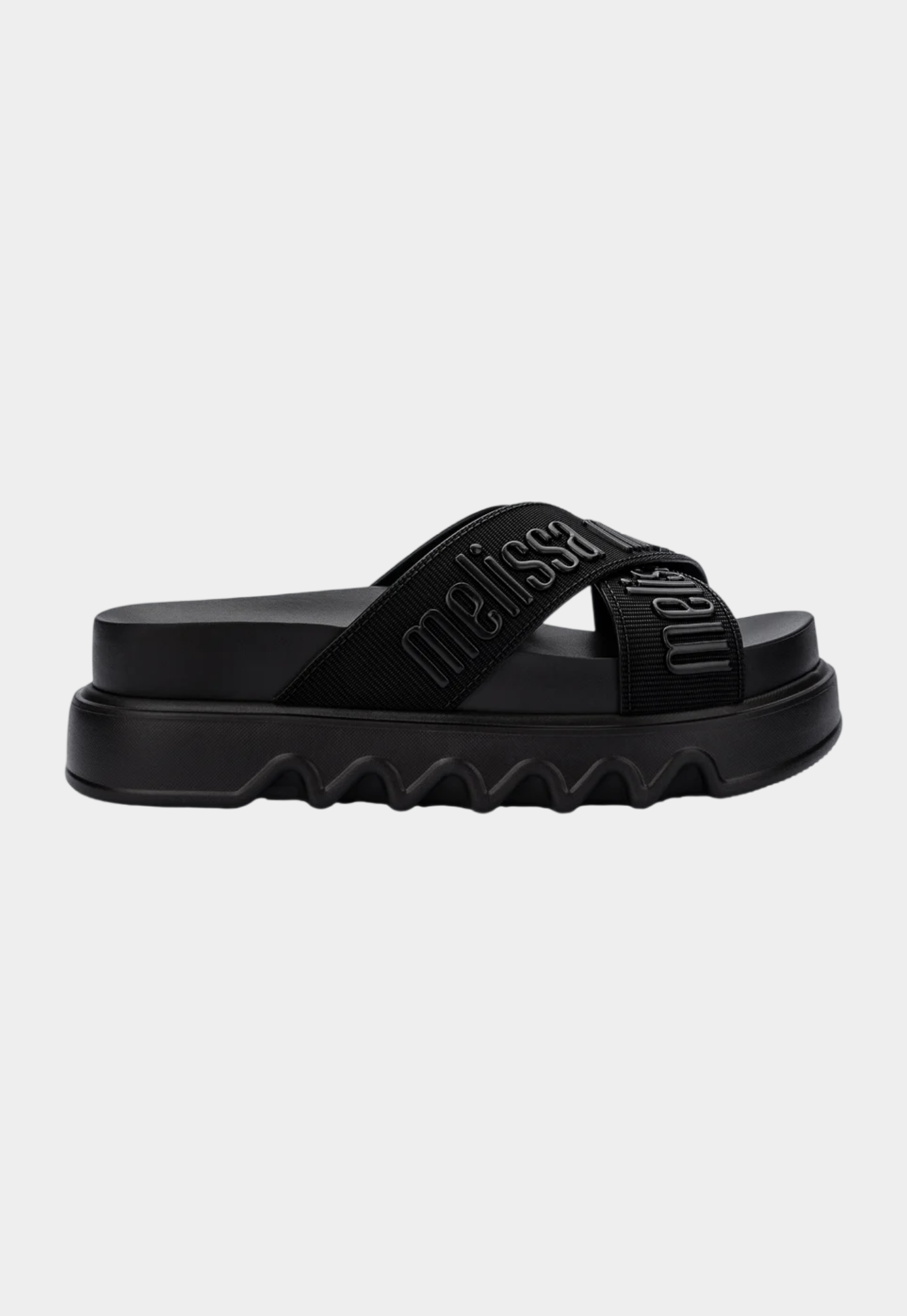 Black כפכפי פלטפורמה לנשים Cross M Lover MELISSA