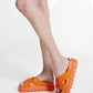White Smoke סנדלי פלטפורמה Cross M-Lover Platform MELISSA