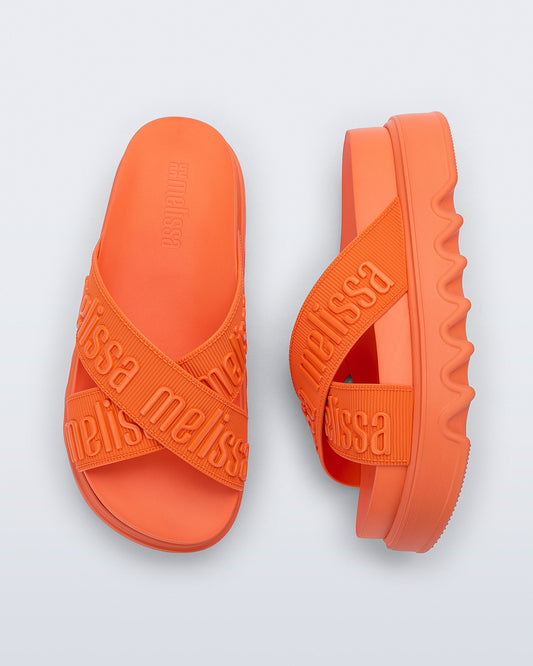 Lavender סנדלי פלטפורמה Cross M-Lover Platform MELISSA