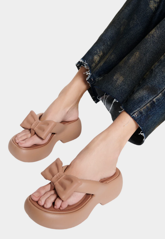 Lavender כפכפי פלטפורמה לנשים Free Fuzzy MELISSA