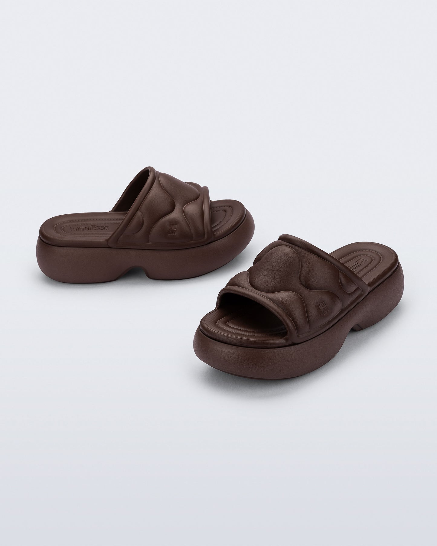 Lavender סנדלי פלטפורמה לנשים Puffer Platform MELISSA