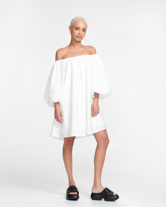 White Smoke סנדלי פלטפורמה לנשים Puffer Platform MELISSA