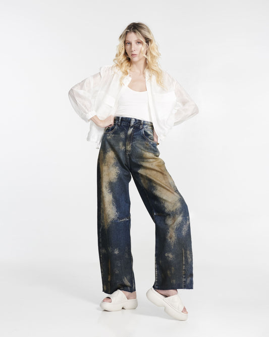 Lavender סנדלי פלטפורמה לנשים Puffer Platform MELISSA