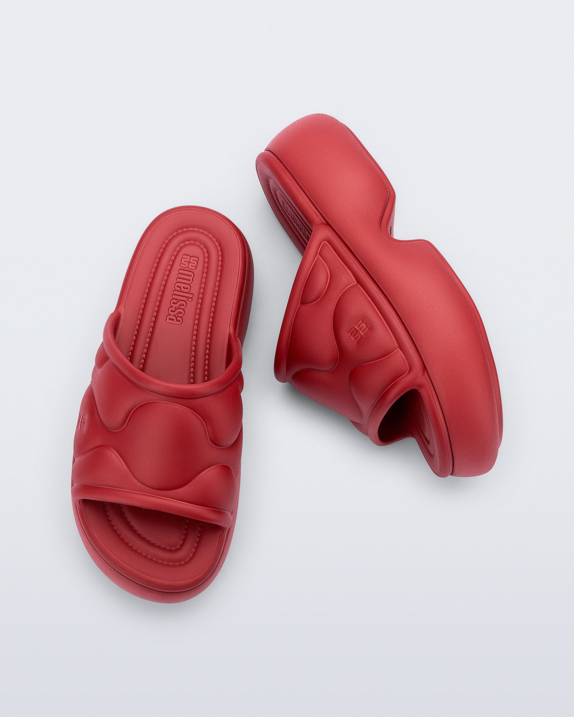 Lavender סנדלי פלטפורמה לנשים Puffer Platform MELISSA