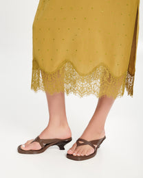 Goldenrod נעלי עקב לנשים Layla Kitten Heel MELISSA