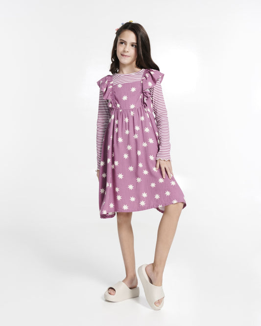 White Smoke כפכפי פלטפורמה לילדות Mini Layla MELISSA