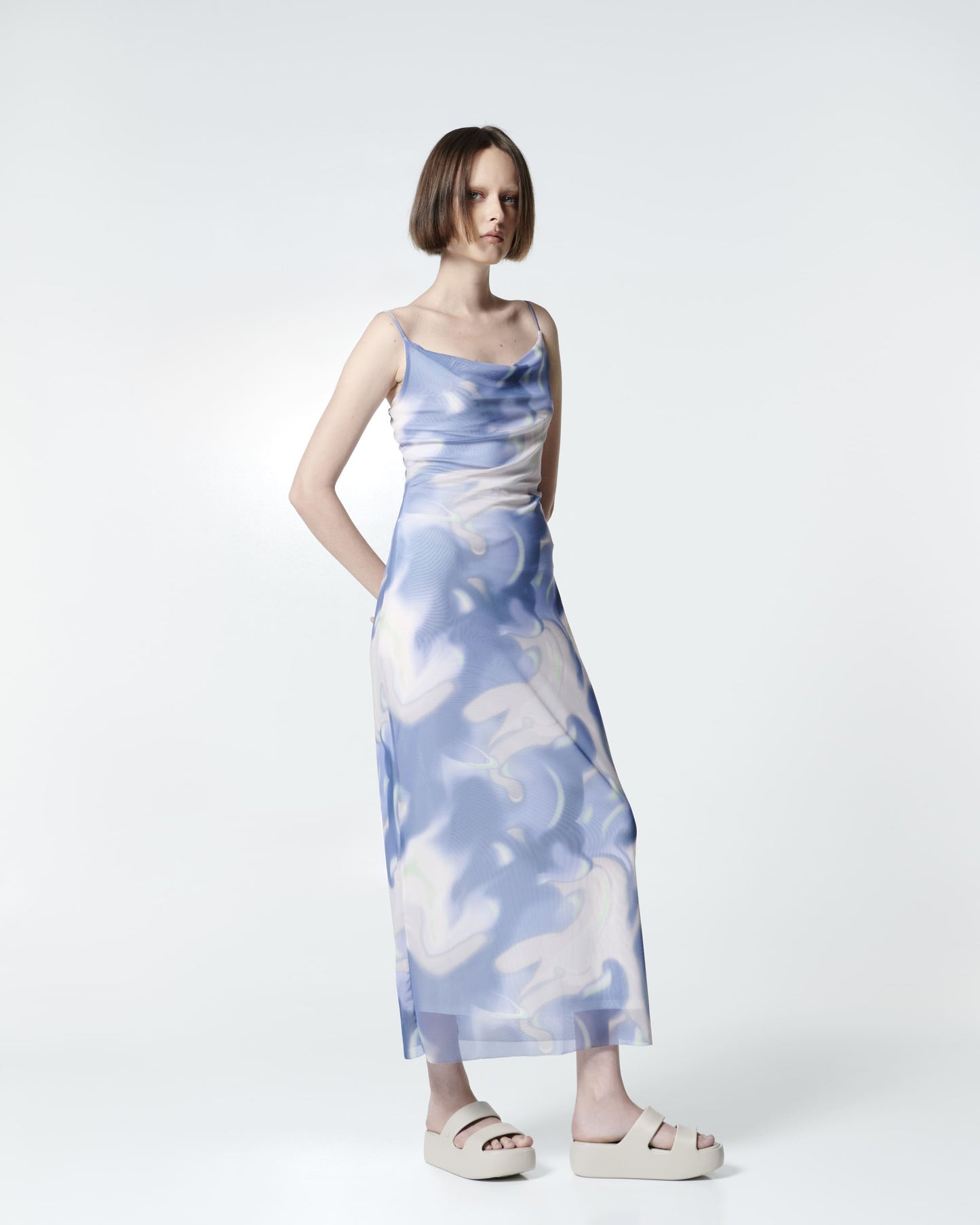 Lavender כפכפי פלטפורמה לנשים Free Line Platform MELISSA