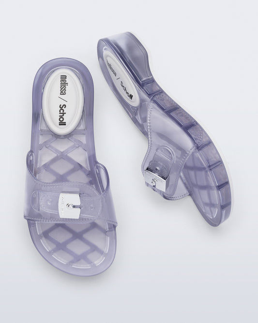 Lavender כפכפי גומי לנשי Scholl + Melissa Pescura Heel MELISSA