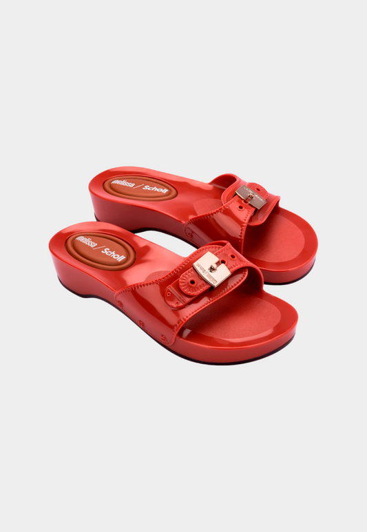 Lavender כפכפי גומי לנשי Scholl + Melissa Pescura Heel MELISSA