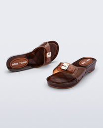 Lavender כפכפי גומי לנשים Scholl + Melissa Pescura Heel MELISSA