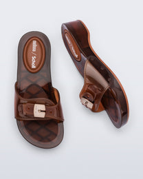 Lavender כפכפי גומי לנשים Scholl + Melissa Pescura Heel MELISSA