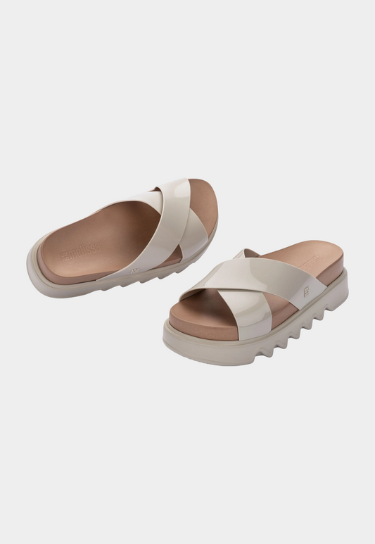 Lavender כפכפי פלטפורמה לנשים Cozy Cross MELISSA