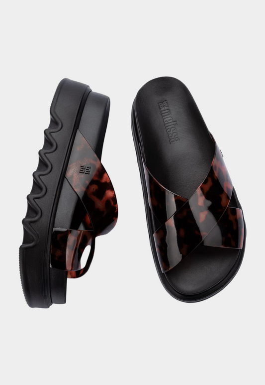 Lavender כפכפי פלטפורמה לנשים Cozy Cross MELISSA