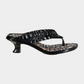 Lavender כפכפים עקב Melissa Thong X  GANNI MELISSA