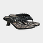 Lavender כפכפים עקב Melissa Thong X  GANNI MELISSA