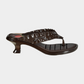 Lavender כפכפים עקב Melissa Thong X  GANNI MELISSA
