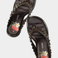 Lavender כפכפים עקב Melissa Thong X  GANNI MELISSA