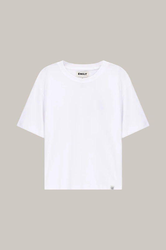 White Smoke THE KIND T-SHIRT טי שירט קצרה EMILY