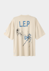 Lavender טי שירט קצרה לגברים / נשים Atmos Stone Super LAZY EYE PPL