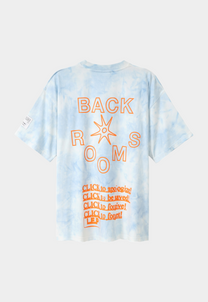 Lavender טי שירט קצרה לגברים / נשים Classic Acid Washed LAZY EYE PPL