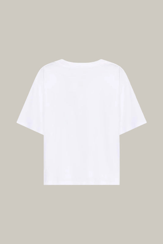White Smoke THE KIND T-SHIRT טי שירט קצרה EMILY