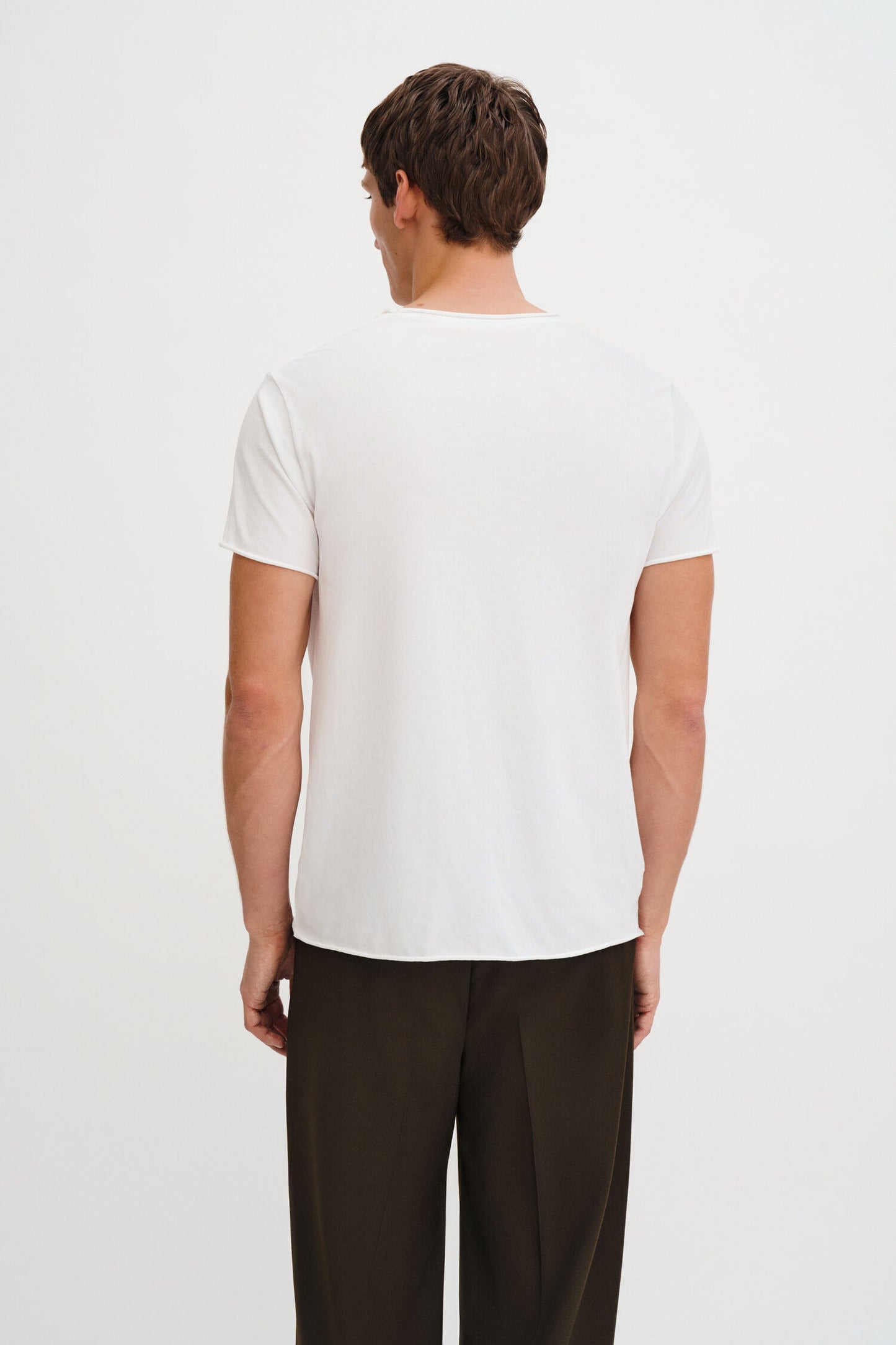 Lavender טי שירט קצרה לגברים Roll Neck FILIPPA K