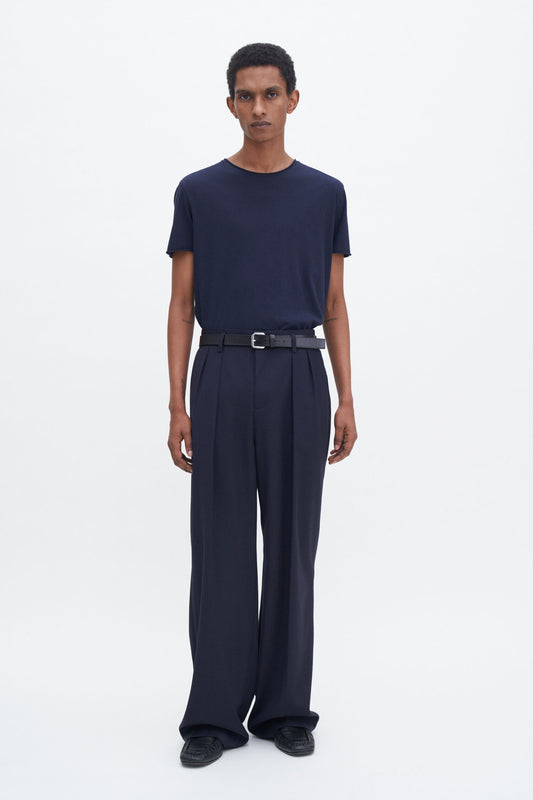 Dark Slate Gray טי שירט קצרה לגברים Roll Neck FILIPPA K