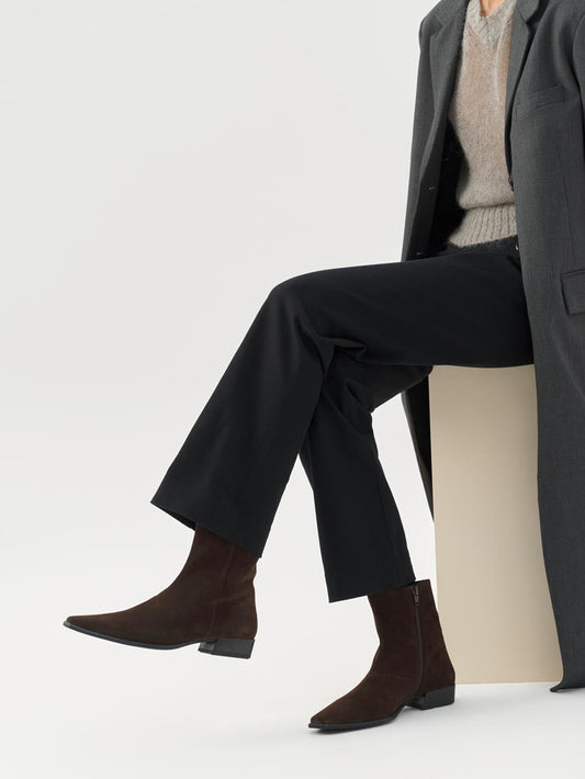 Light Gray מגפוני זמש לנשים Vagabond Nella VAGABOND