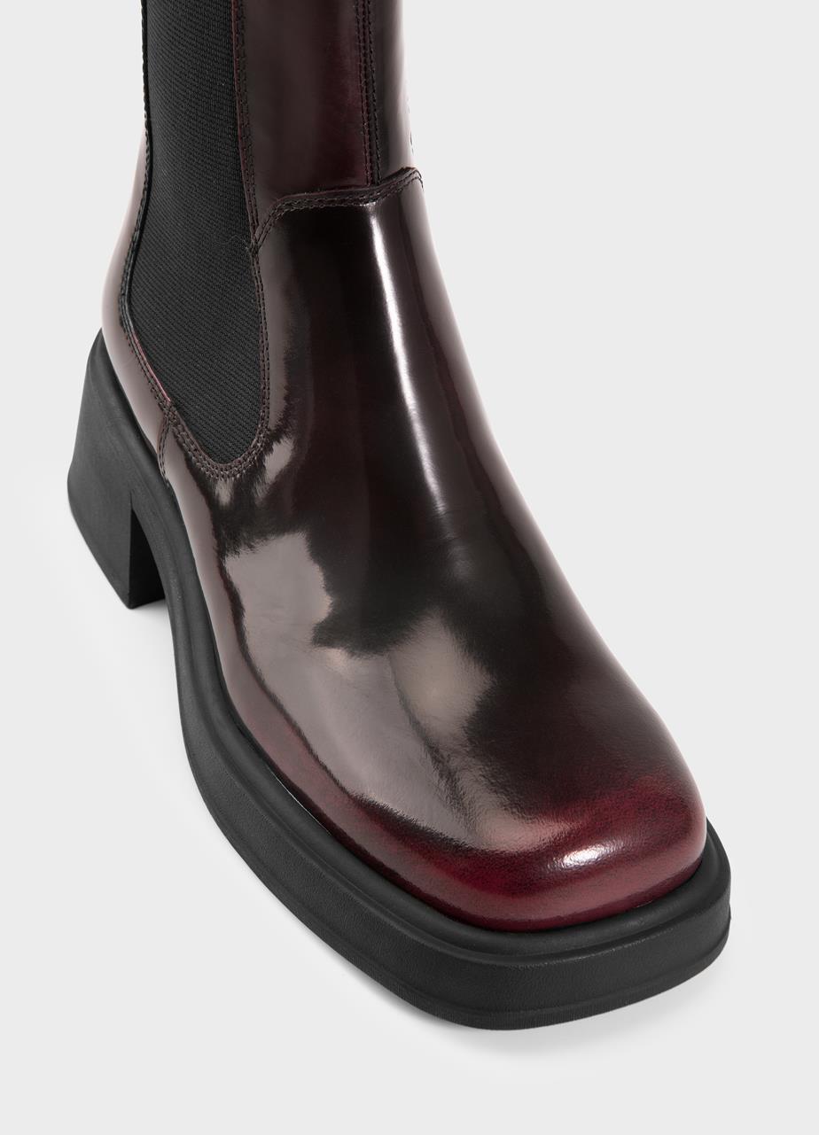 Lavender מגפיים בגימור מבריק לנשים Vagabond Dorah VAGABOND