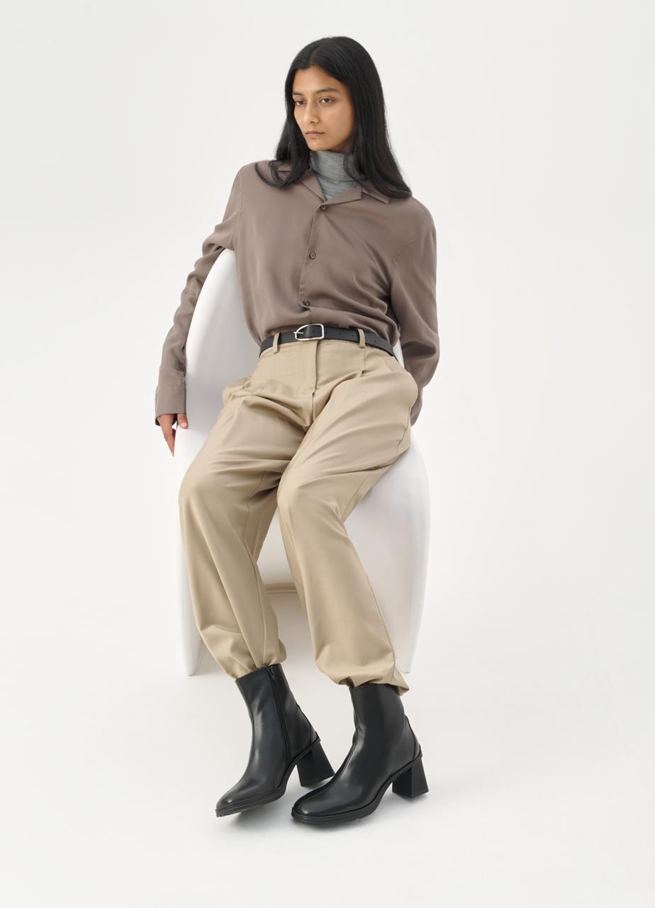 Beige מגפונים לנשים Vagbond Janine VAGABOND