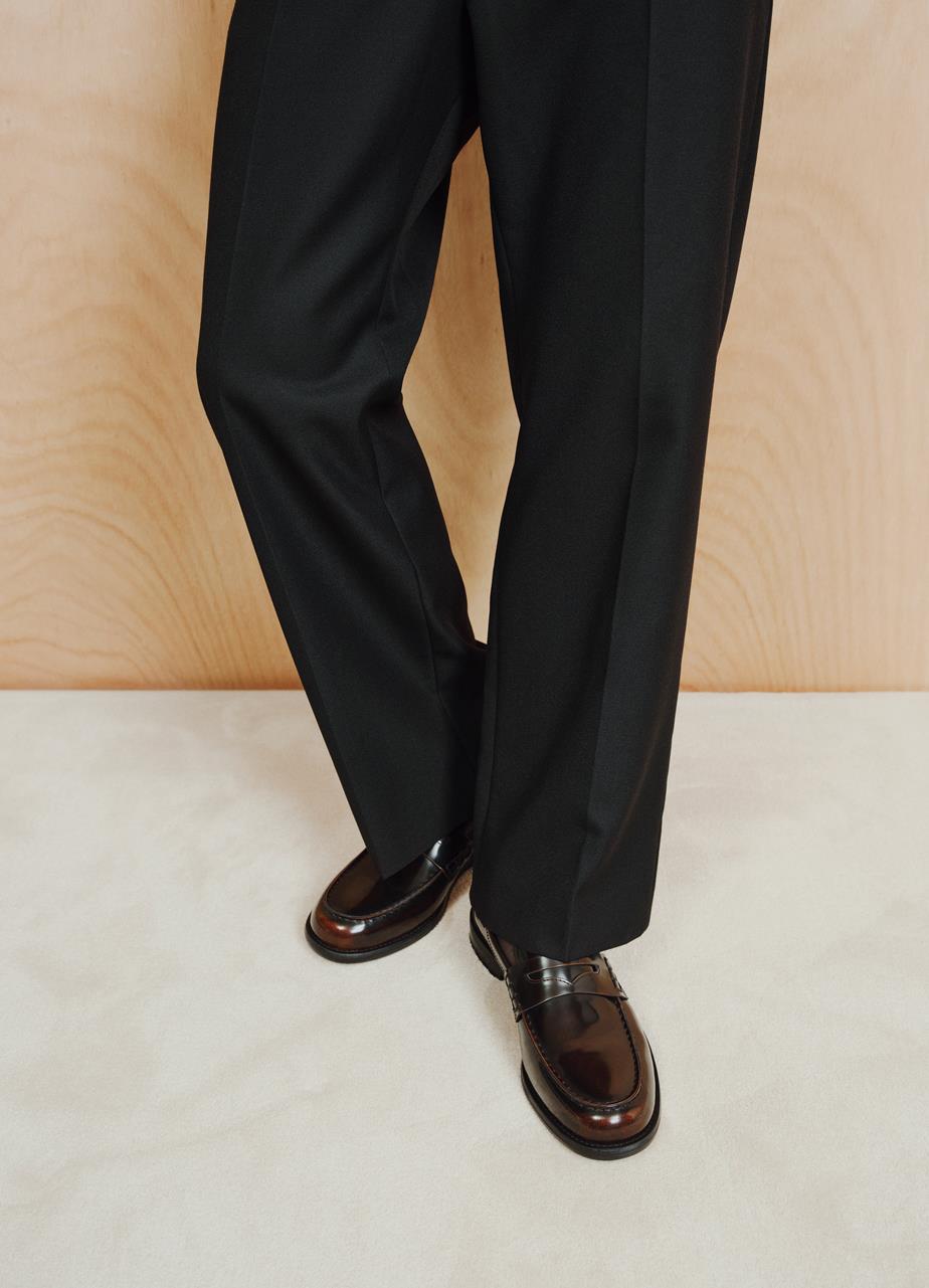 Gray מוקסינים לגברים Steven VAGABOND