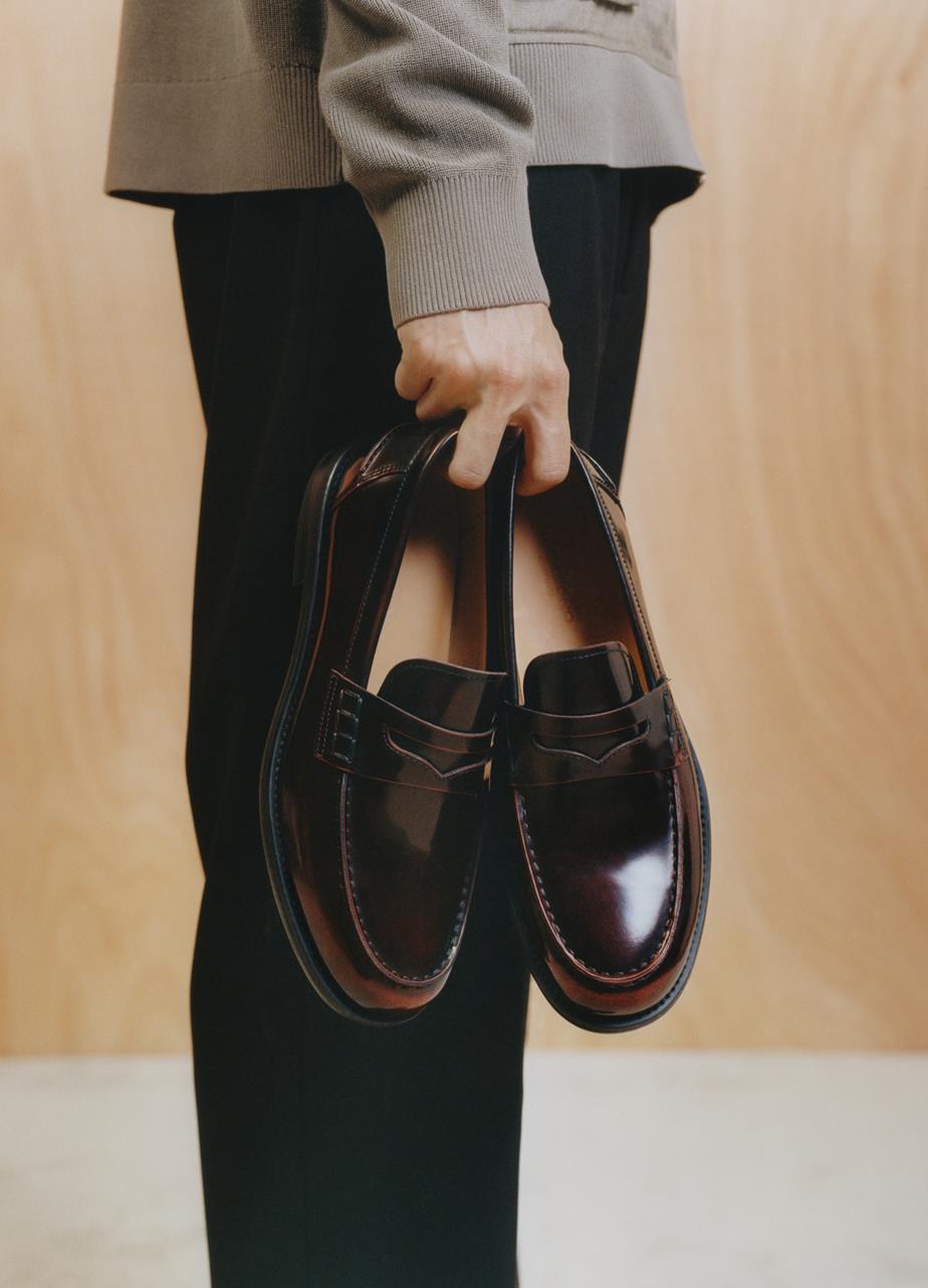 Black מוקסינים לגברים Steven VAGABOND