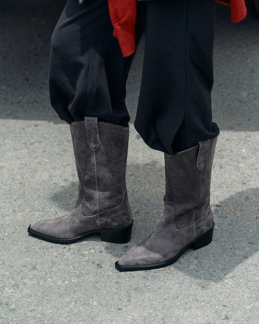 Dark Gray מגפיים גבוהים לנשים Kelsey VAGABOND SHOEMAKERS