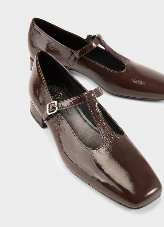 Lavender נעלי בובה עם עקב Debbi VAGABOND