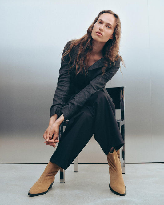 Lavender מגפוני קרסול זמש לנשים Kelsey VAGABOND SHOEMAKERS