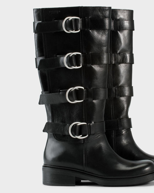 Black מגפיים גבוהים לנשים Karlie VAGABOND SHOEMAKERS