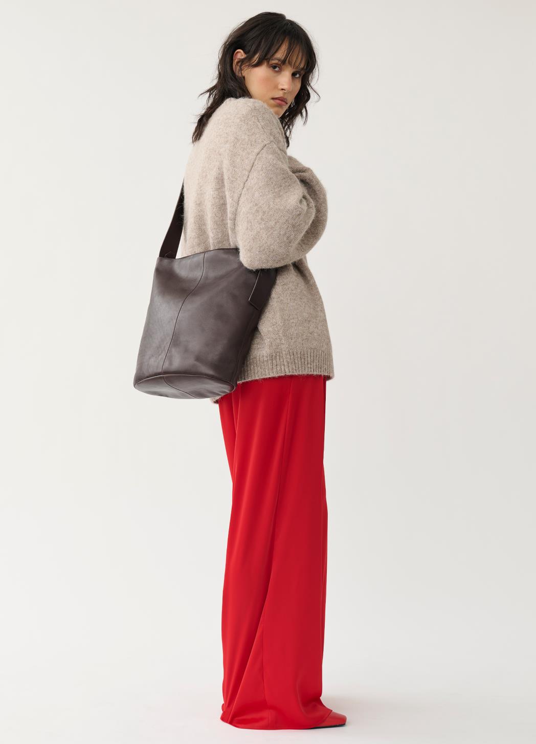 Antique White תיק צד לנשים Vagabond Stockholm VAGABOND