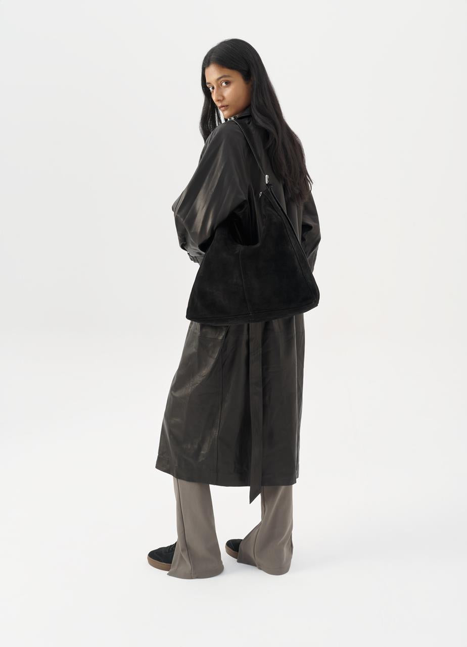 White Smoke תיק צד זמש לנשים Hilo VAGABOND