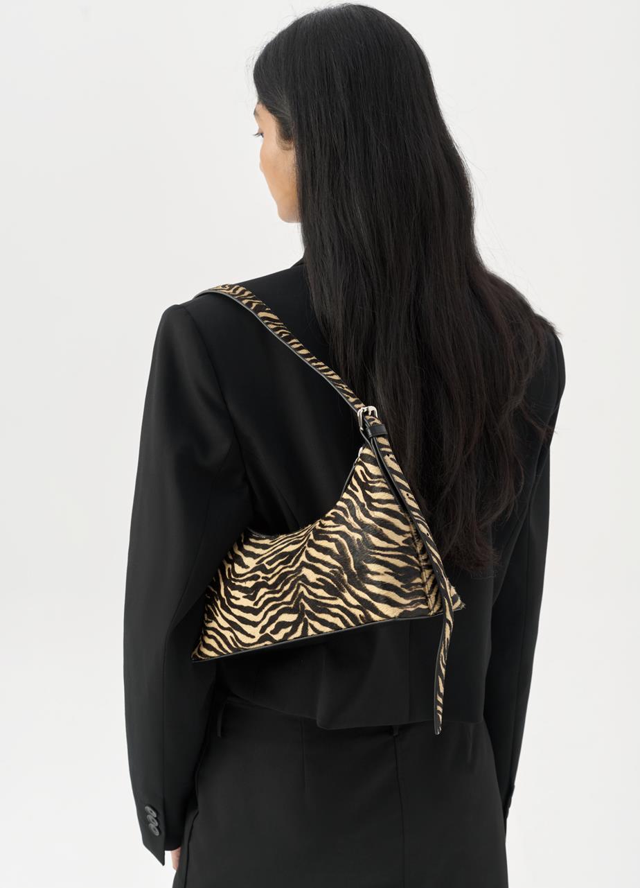 Lavender תיק צד זברה לנשים Bari Mini VAGABOND