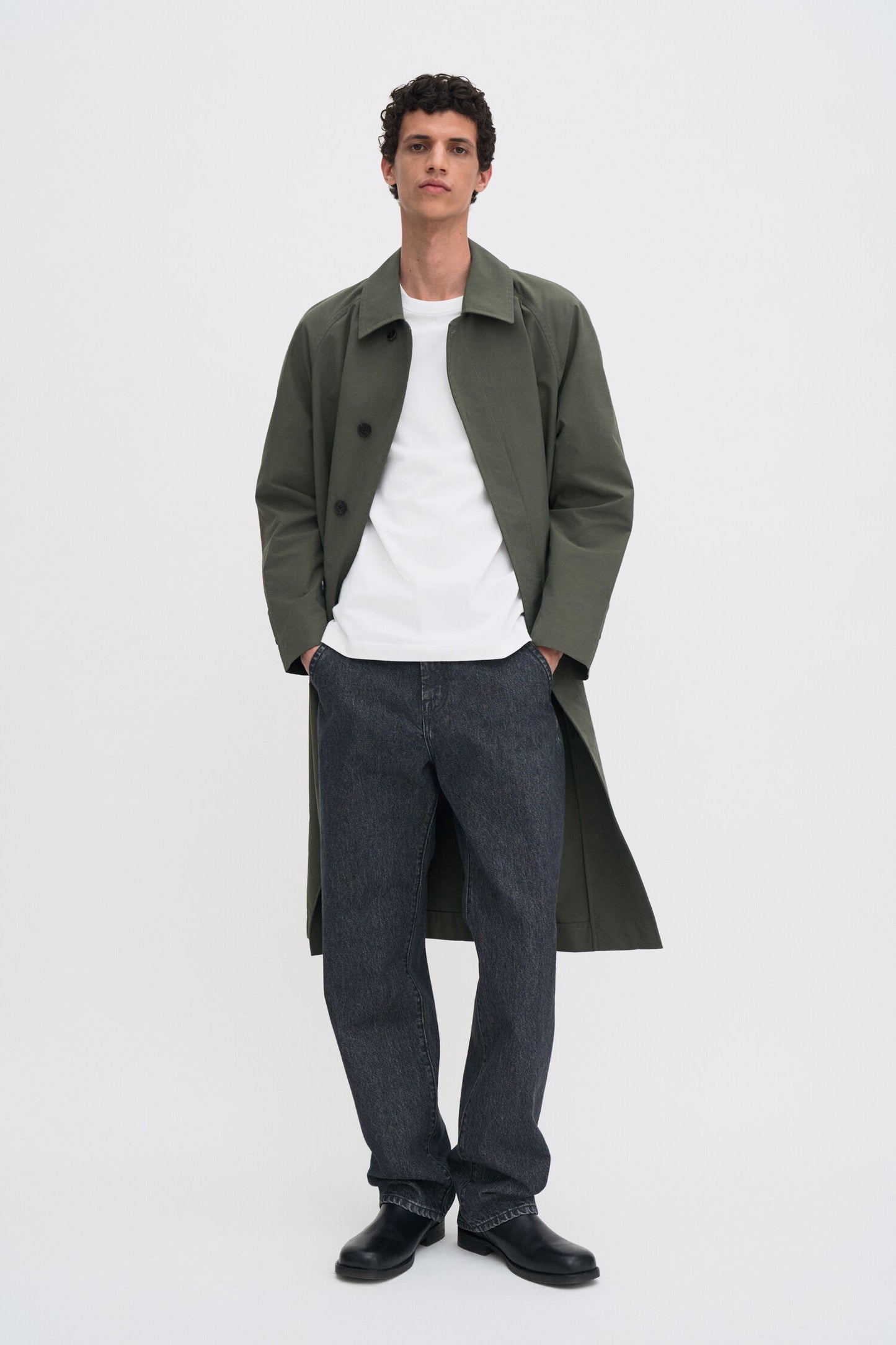 Lavender טי שירט קצרה לגברים Heavy Crewneck FILIPPA K